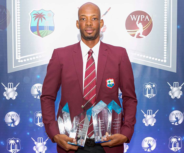 The Big Winner of the Night Roston Chase with his 4 awards