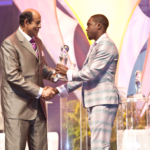 Jerome Taylor collects for the Regional Team of the Year